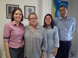 Salete Cunha se reúne com membros do TCE