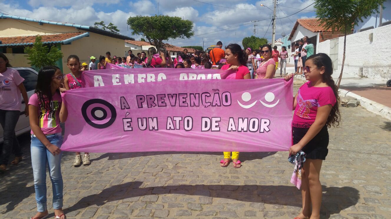 “Dia D” da campanha outubro Rosa foi realizado em Jardim de Angicos