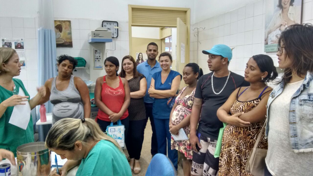 Gestantes visitam Maternidade Felipe Camarão e recebem orientações