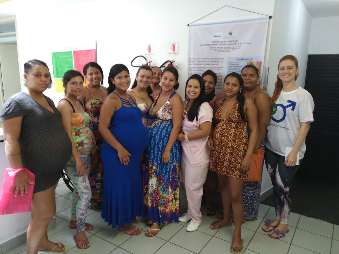 Gestantes fazem visita e vinculação na Maternidade Araken Pinto em Natal