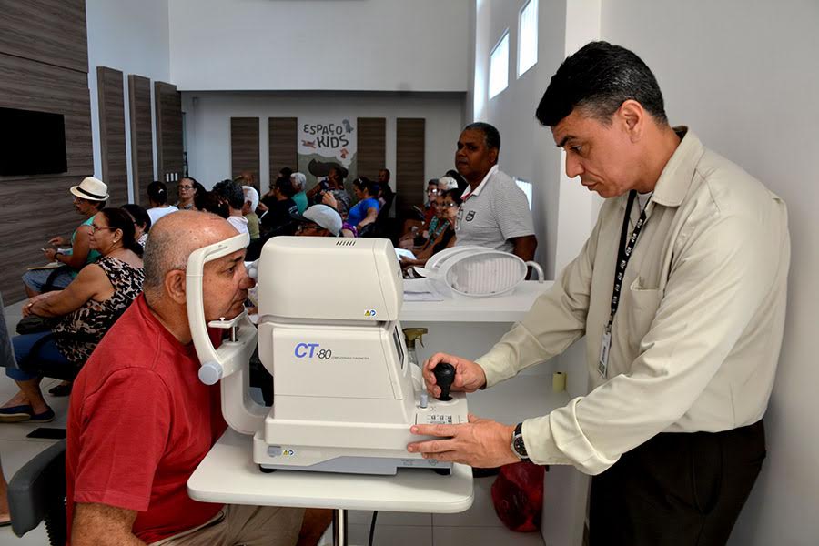Secretaria Municipal de Saúde de Parnamirim realiza mutirão de glaucoma
