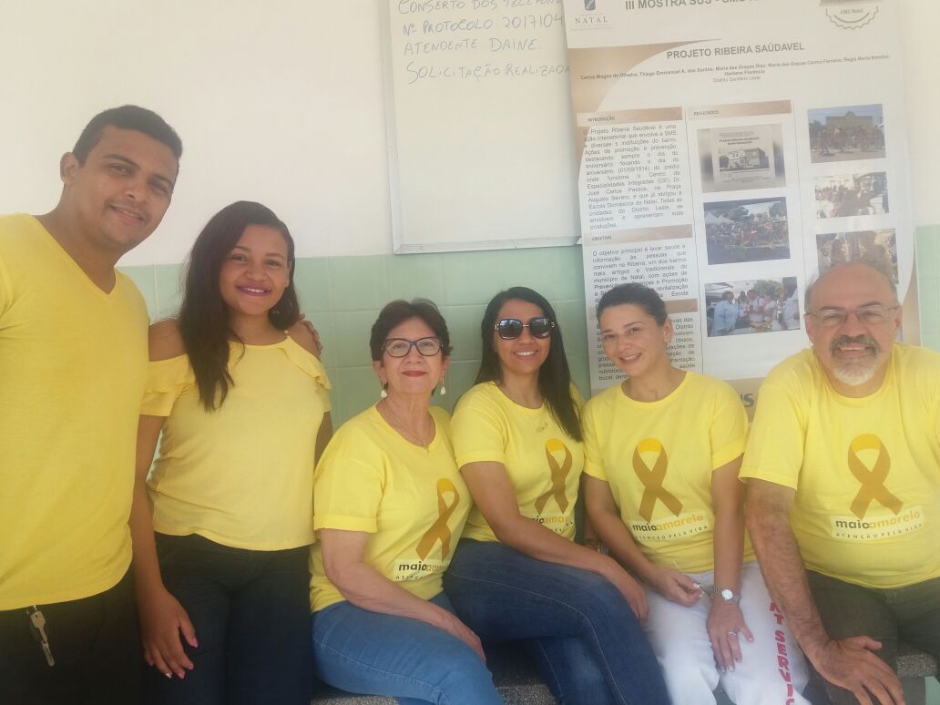 Distrito Sanitário Leste recebe ação educativa do movimento “Maio Amarelo”   