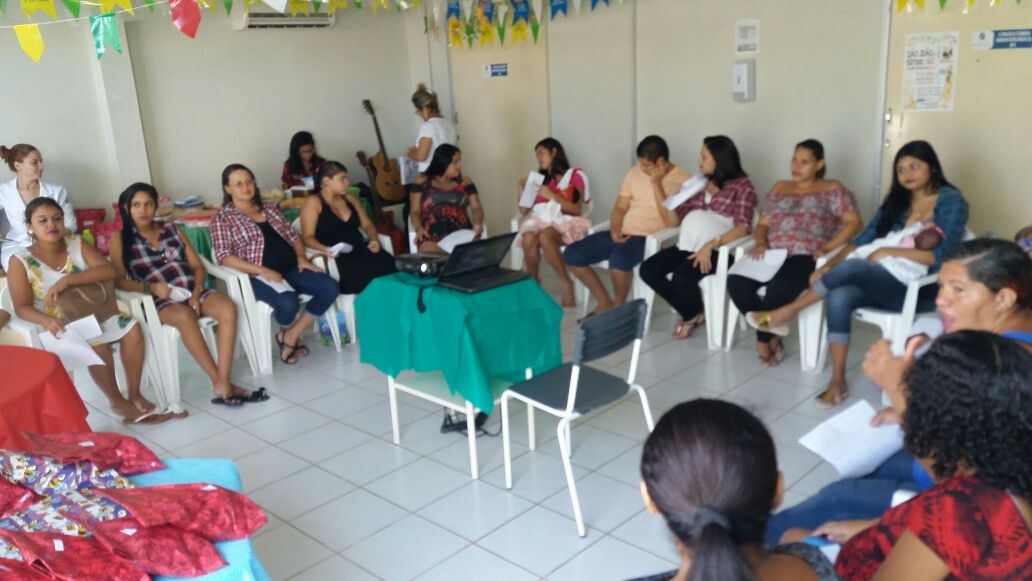 Unidade de Saúde de Nazaré encerra atividades do grupo de gestantes do primeiro semestre   