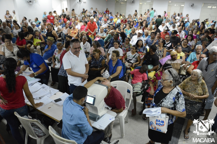 Quarto mutirão contra o glaucoma de 2017 é realizado em Macaíba