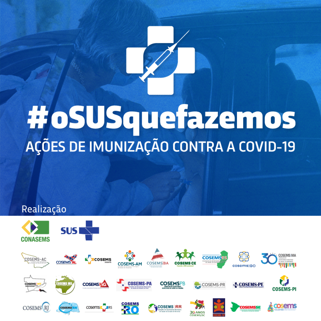 #oSUSquefazemos: Campanha de valorização do SUS divulga ações de imunização contra a Covid-19