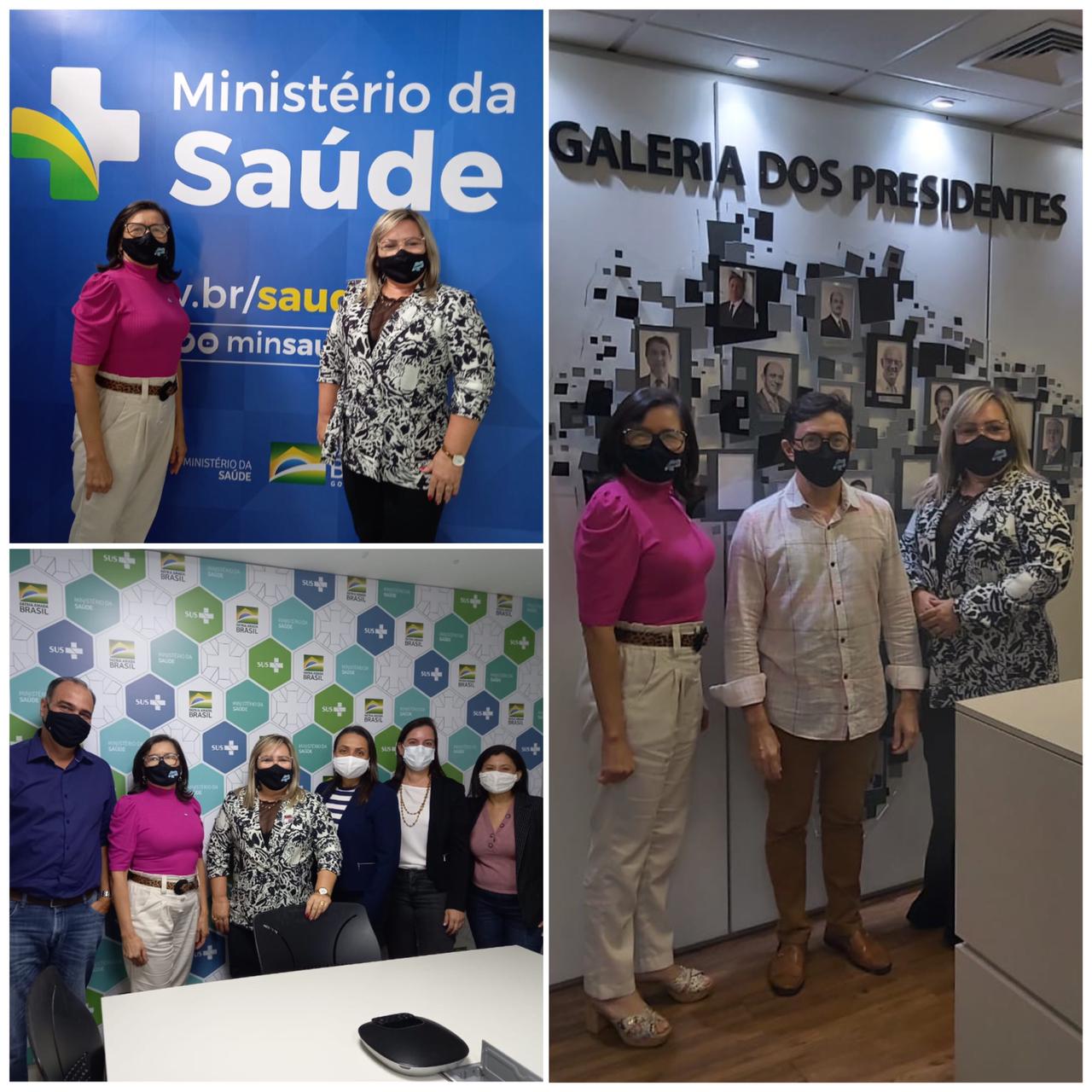 Durante agenda em Brasília, presidente e vice do Cosems buscam viabilizar curso e levam demandas de gestores ao Ministério Saúde
