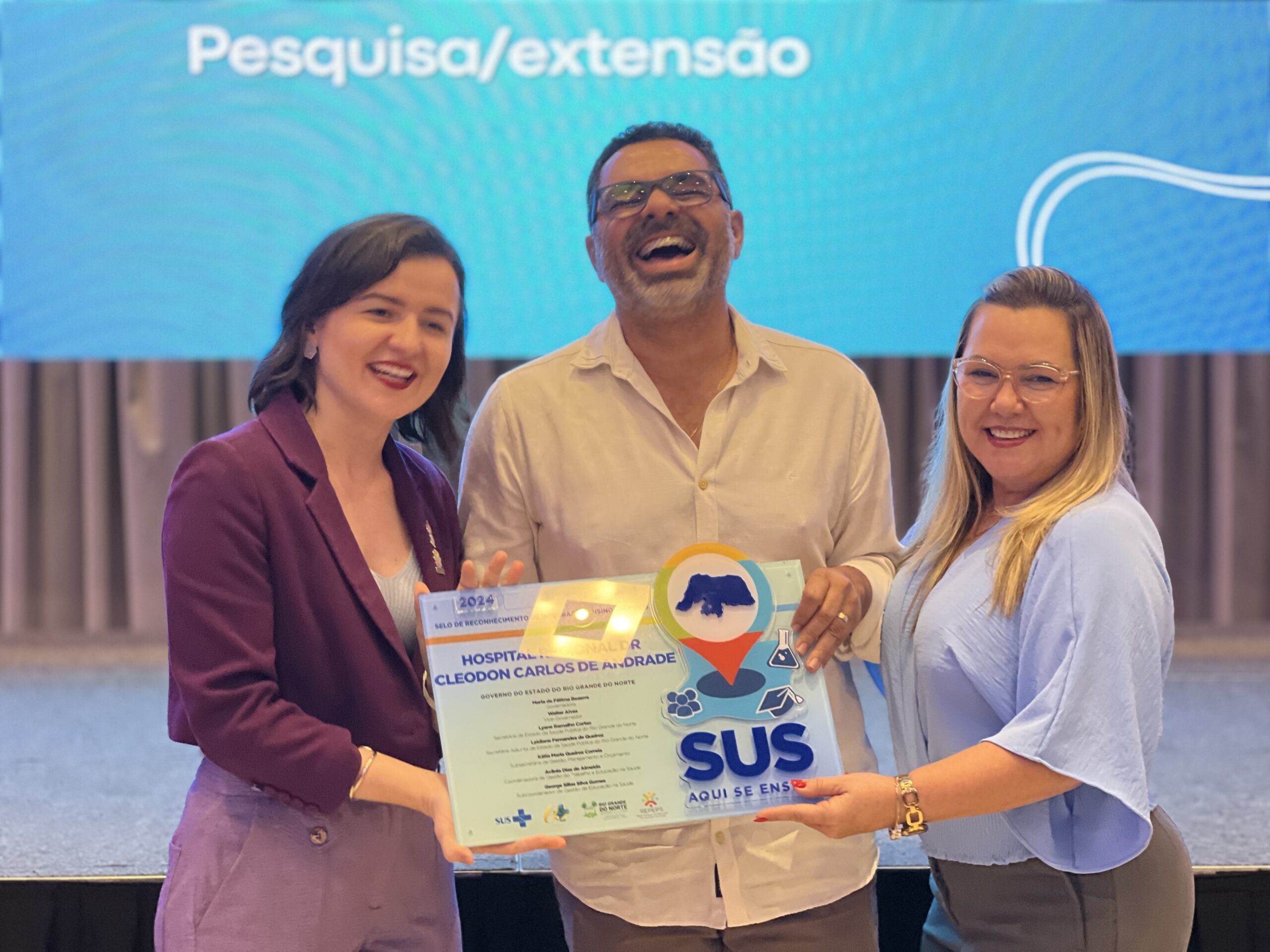 COSEMS PARTICIPA DE CERTIFICAÇÃO A INSTITUIÇÕES E SERVIÇOS DE SAÚDE COM SELO “SUS AQUI SE ENSINA”