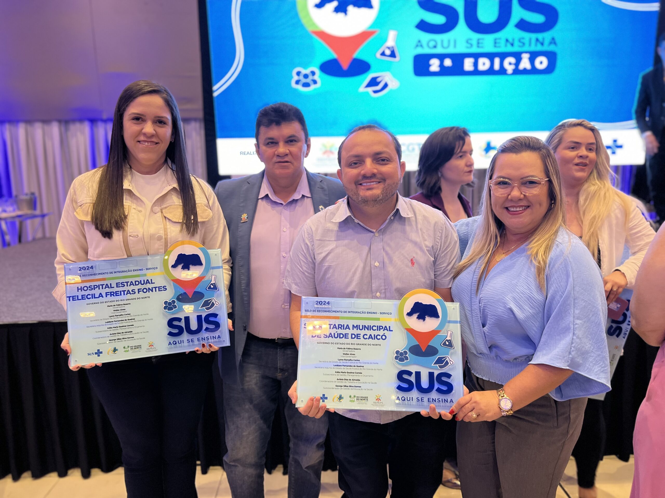 COSEMS PARTICIPA DE CERTIFICAÇÃO A INSTITUIÇÕES E SERVIÇOS DE SAÚDE COM SELO “SUS AQUI SE ENSINA”